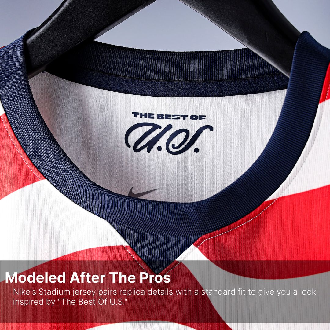 USMNT Nike Women's 2026 Home Stadium Replica Jersey - White