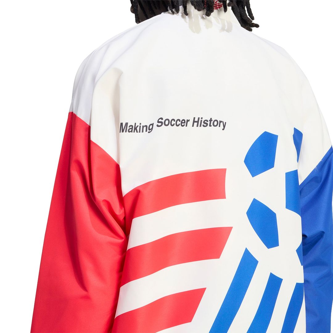 USMNT adidas 1994 World Cup Full-Zip Woven Track Jacket - White