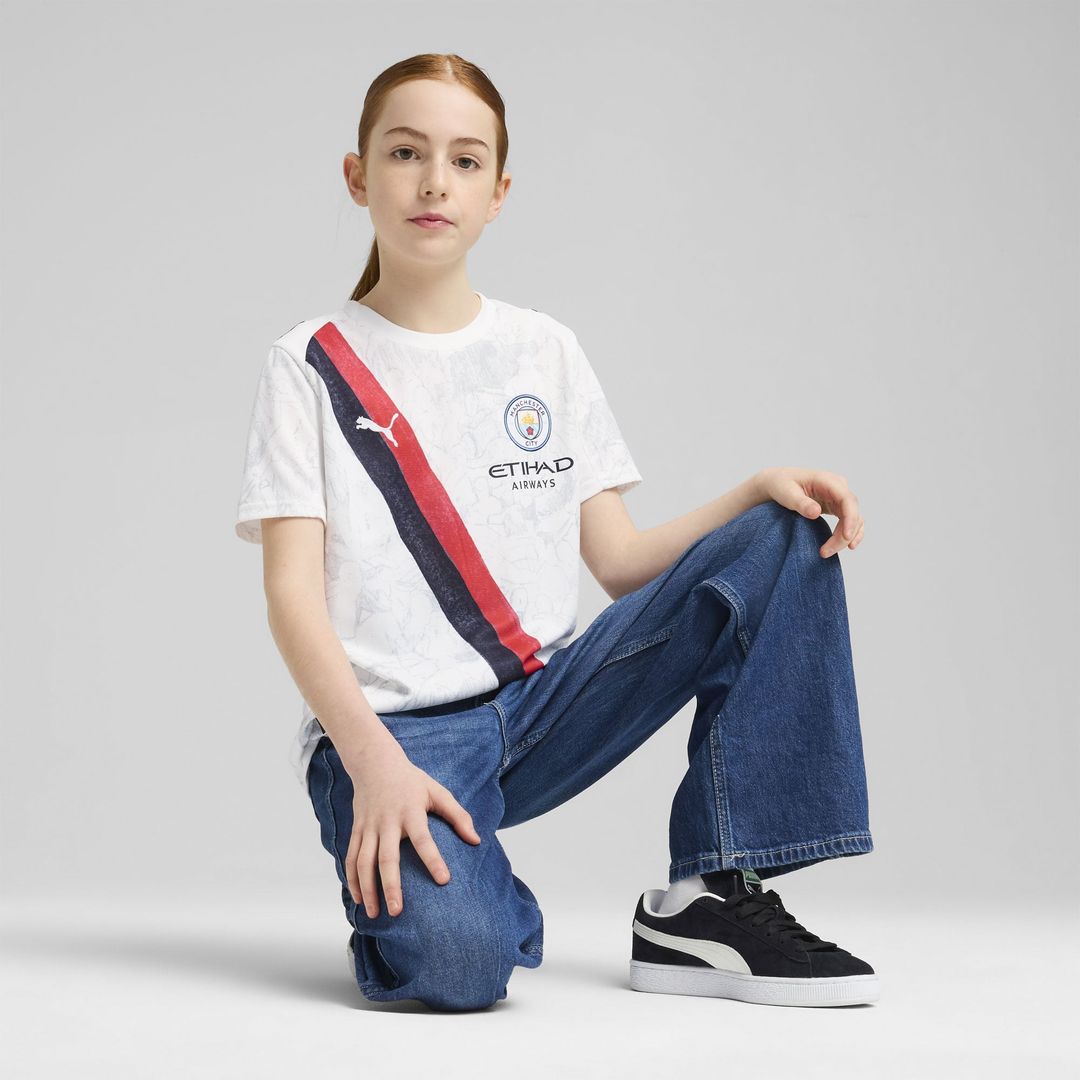 Manchester City Puma x KidSuper Youth 2025 FIFA Club World Cup Replica Jersey - White