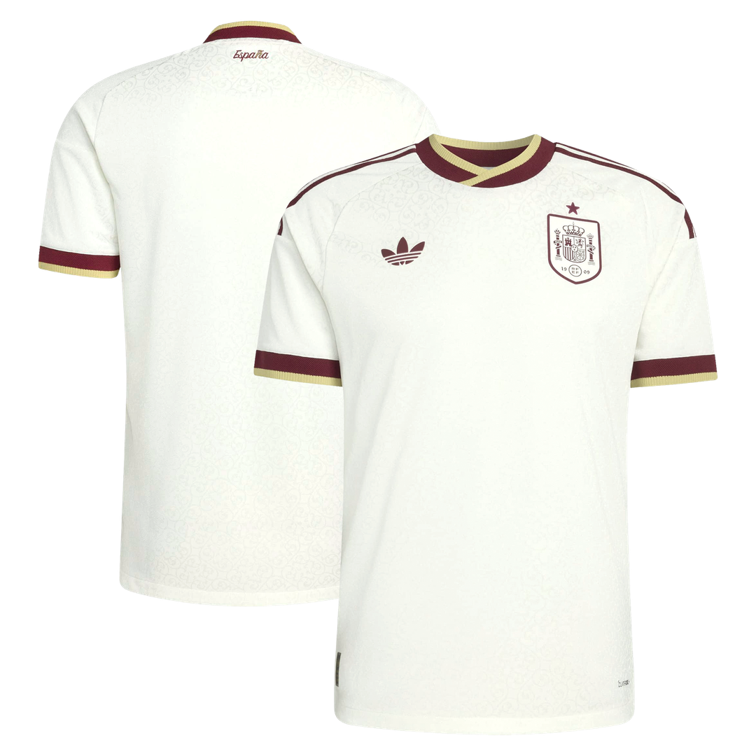 Spain National Team adidas 2026 Away On-Field Authentic Jersey - White