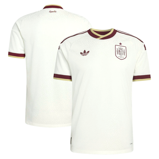 Spain National Team adidas 2026 Away On-Field Authentic Jersey - White