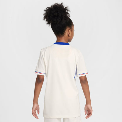 France Women's National Team Nike Youth 2025/26 Away Replica Jersey - Cream