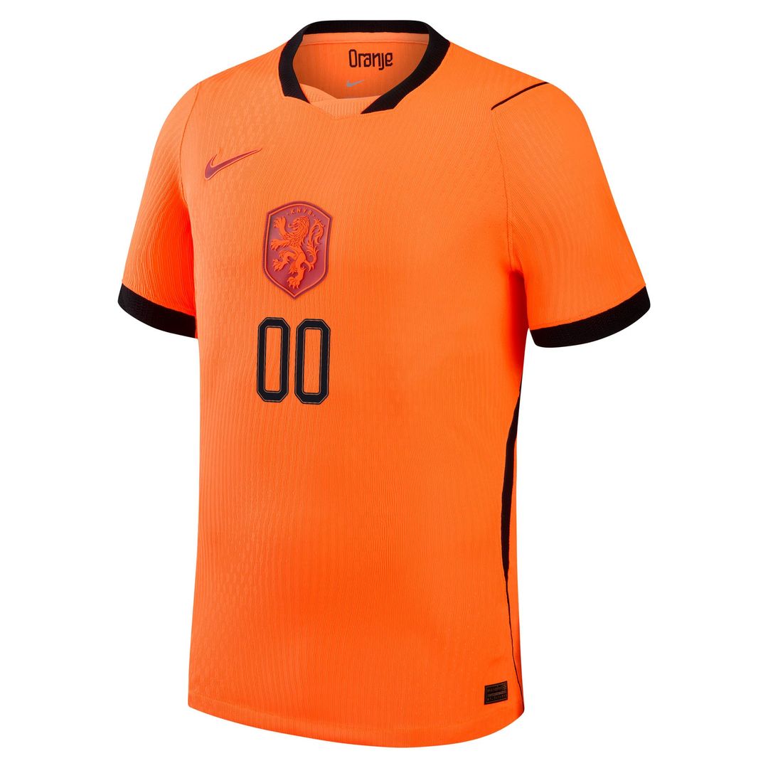 Netherlands National Team Nike 2026 Home Match Authentic Custom Jersey - Orange
