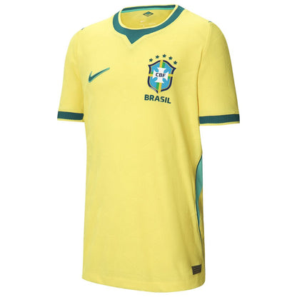 Brazil National Team Nike Youth 2026 Home Match Authentic Jersey - Yellow