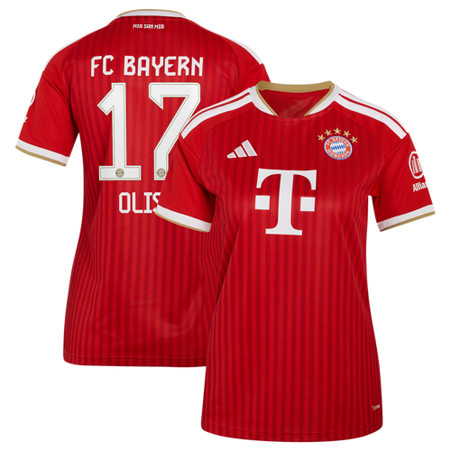 Michael Olise Bayern Munich adidas Women's 2026/27 Home Replica Jersey - Red