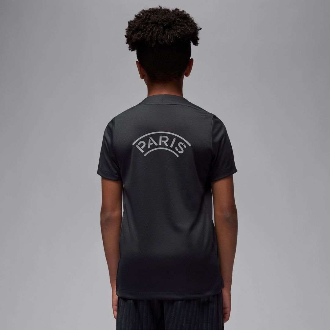 Paris Saint-Germain Jordan Brand Youth 2025/26 Strike Fourth Training Top - Black
