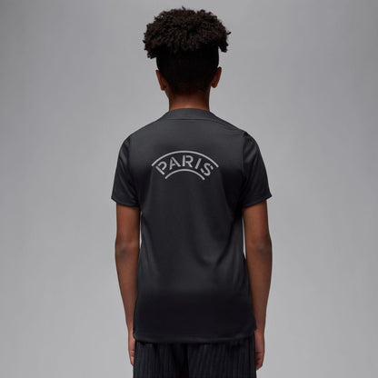 Paris Saint-Germain Jordan Brand Youth 2025/26 Strike Fourth Training Top - Black