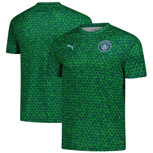 Manchester City Puma 2025/26 Pre-Match Training Jersey - Green