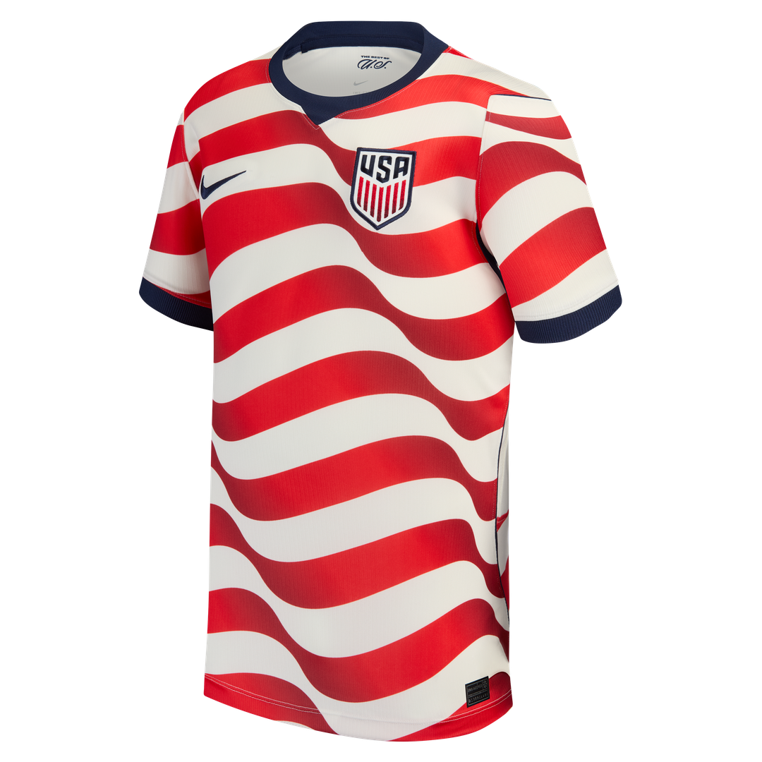 USMNT Nike Youth 2026 Home Stadium Replica Jersey - White