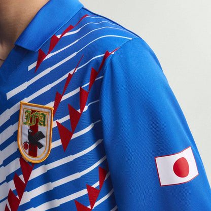 Japan National Team adidas 1993 Bringback Replica Long Sleeve Jersey - Blue/White