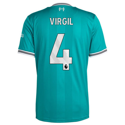 Virgil van Dijk Liverpool adidas 2025/26 Third Replica Player Jersey - Green