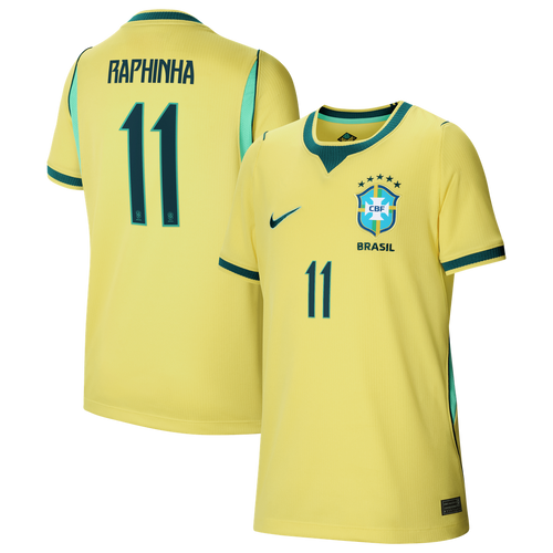 Raphinha Brazil National Team Nike Youth 2026 Home Stadium Replica Jersey - Yellow