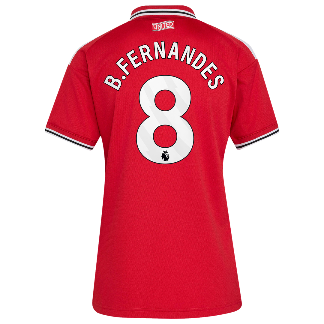 Bruno Fernandes Manchester United adidas Women's 2026/27 Home Replica Jersey - Red
