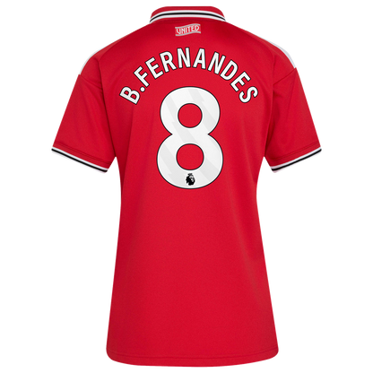 Bruno Fernandes Manchester United adidas Women's 2026/27 Home Replica Jersey - Red