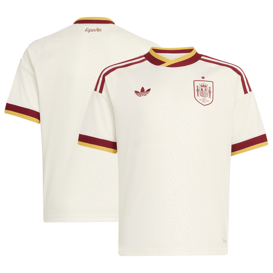 Spain National Team adidas Youth 2026 Away Replica Jersey - White