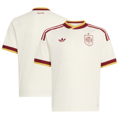 Spain National Team adidas Youth 2026 Away Replica Jersey - White