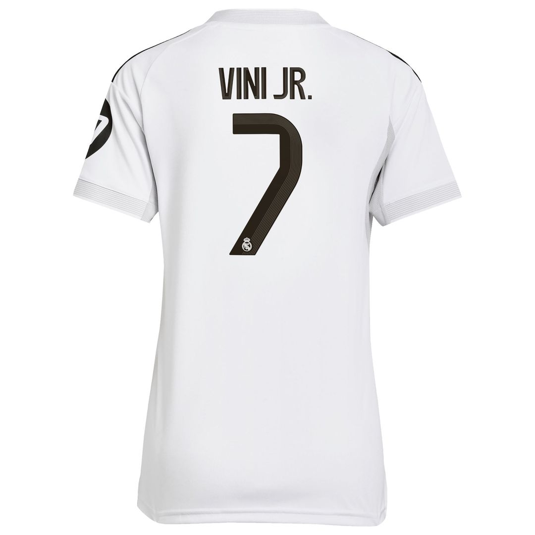 Vini Jr. Real Madrid adidas Women's 2025/26 Away Replica Player Jersey - Blue
