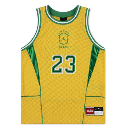 Brazil National Team Jordan Brand Youth Mesh Basketball Fashion Jersey - Royal
