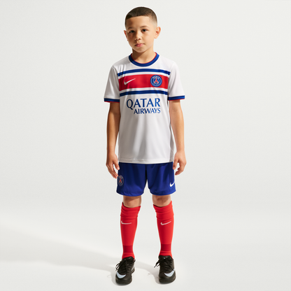 Paris Saint-Germain Nike Youth 2026/27 Away Pre-Match Top - White
