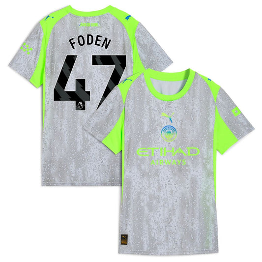 Manchester City Puma Women's 2025/26 Third Replica Jersey - Green/Neon Green