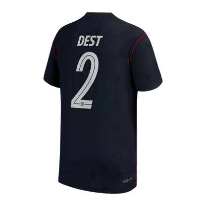 Sergiño Dest USMNT Nike Youth 2026/27 Away Stadium Replica Jersey - Blue