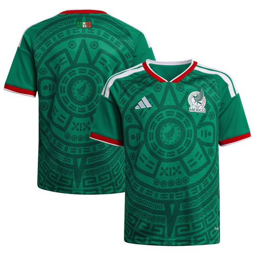 Mexico National Team adidas Youth 2026 Home Replica Jersey - Green