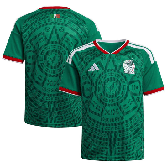 Mexico National Team adidas Youth 2026 Home Replica Jersey - Green