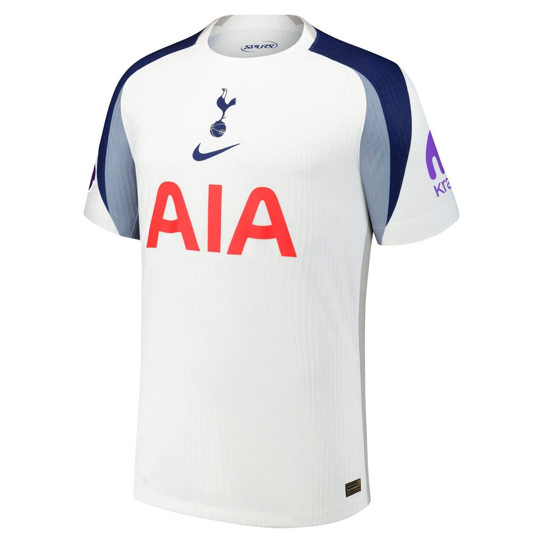 Tottenham Hotspur Nike 2025/26 Home Authentic Custom Jersey - White