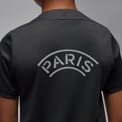 Paris Saint-Germain Jordan Brand Youth 2025/26 Strike Fourth Training Top - Black