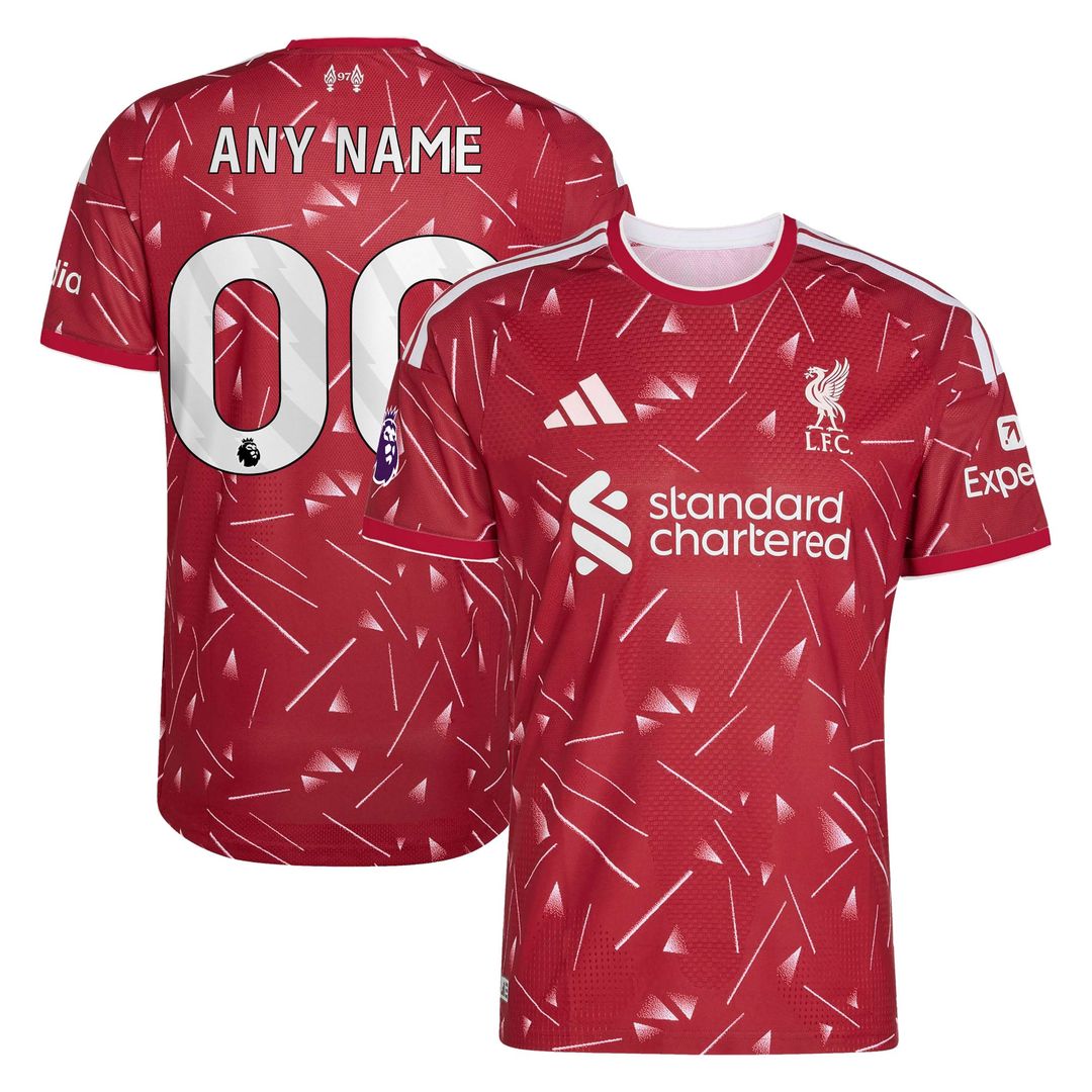 Liverpool adidas 2026/27 Home On-Field Authentic Custom Jersey - Red