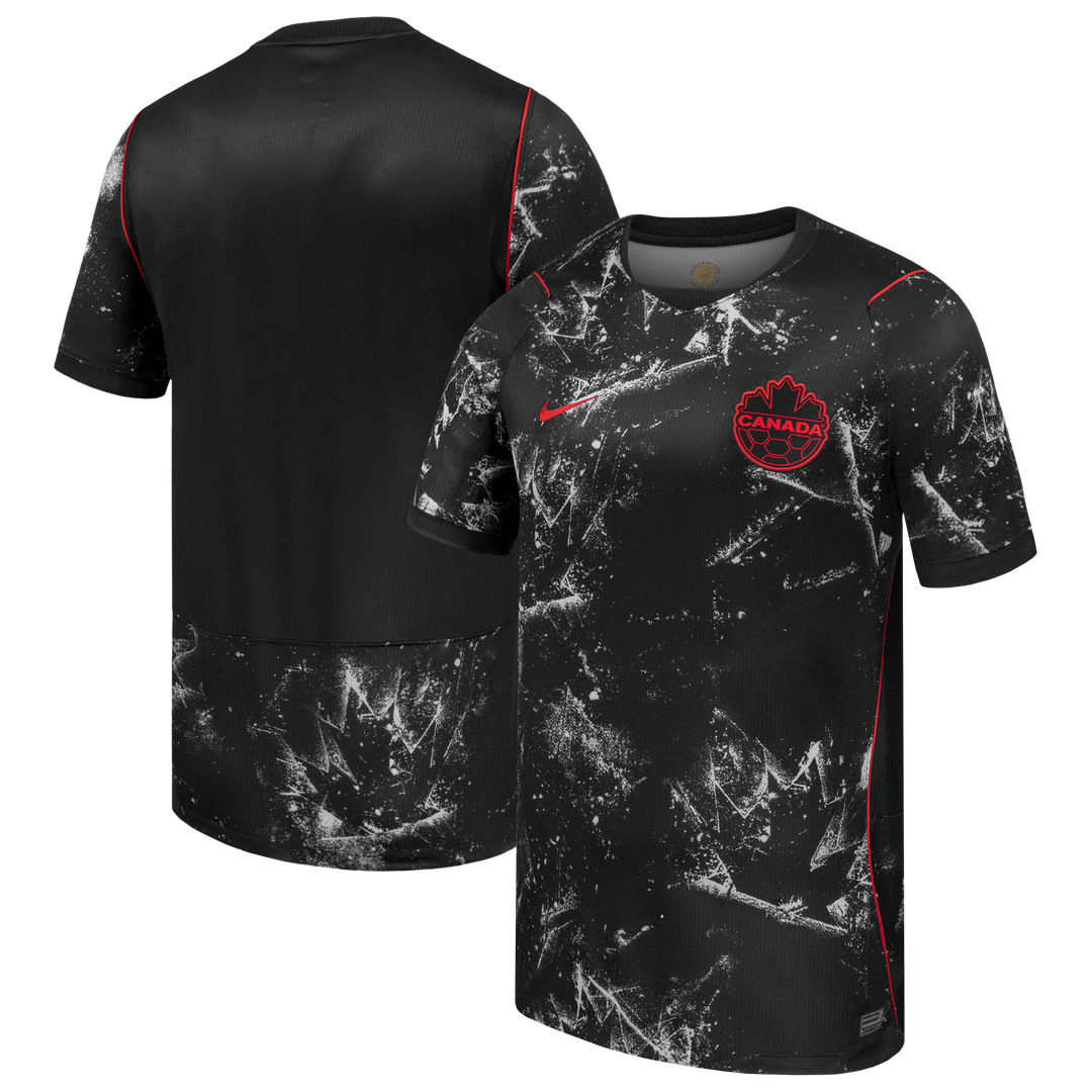 Canada Soccer Nike 2026 Away Stadium Replica Jersey - Black