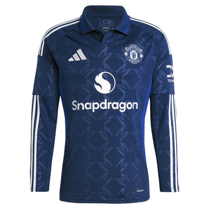 Rasmus Højlund Manchester United adidas Originals 2024/25 Third Replica Long Sleeve Jersey - Cream