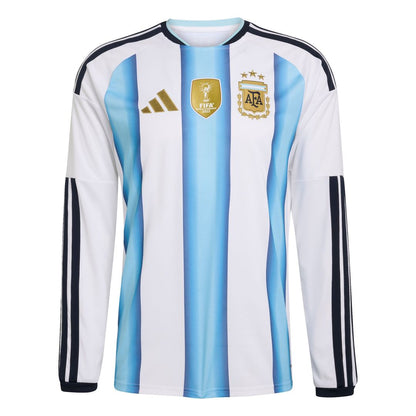 Argentina National Team adidas 2026 Home Replica Long Sleeve Jersey - White