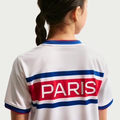 Paris Saint-Germain Nike Youth 2026/27 Away Pre-Match Top - White