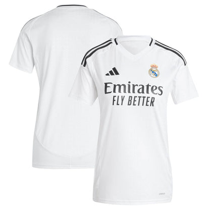 Real Madrid adidas Women's 2024/25 Home Replica Jersey - White