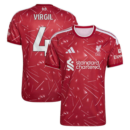 Virgil van Dijk Liverpool adidas 2026/27 Home Replica Jersey - Red