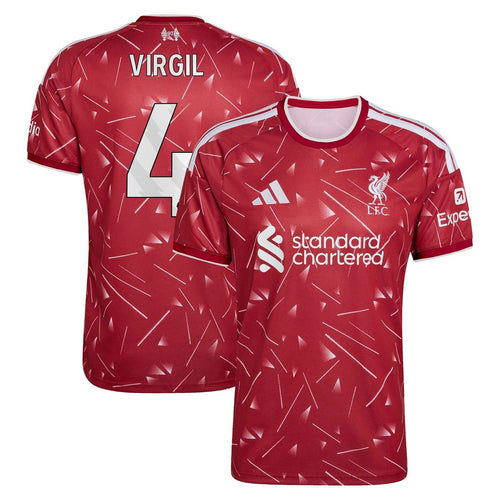 Virgil van Dijk Liverpool adidas 2026/27 Home Replica Jersey - Red