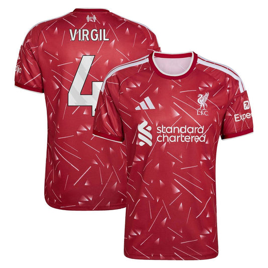 Virgil van Dijk Liverpool adidas 2026/27 Home Replica Jersey - Red