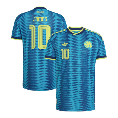 James Rodríguez Colombia National Team adidas 2026 Away On-Field Authentic Jersey - Turquoise