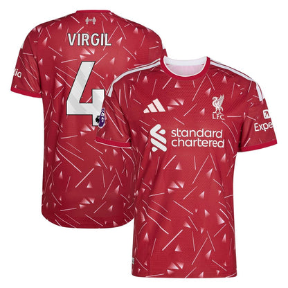 Virgil van Dijk Liverpool adidas 2026/27 Home On-Field Authentic Jersey - Red