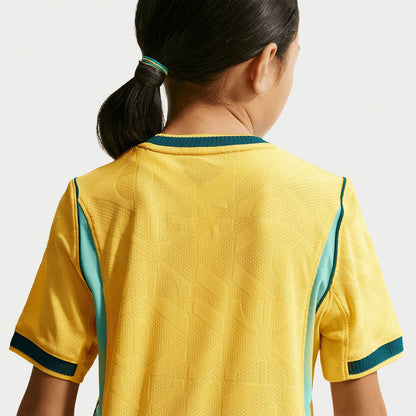 Brazil National Team Nike Youth 2026 Home Match Authentic Jersey - Yellow