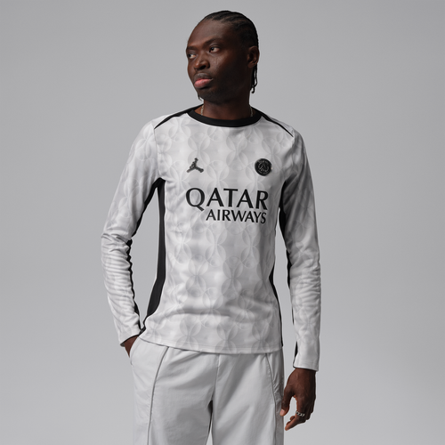 Paris Saint-Germain Jordan Brand Men's Long Sleeve Pre-Match Dri-FIT Top - Black