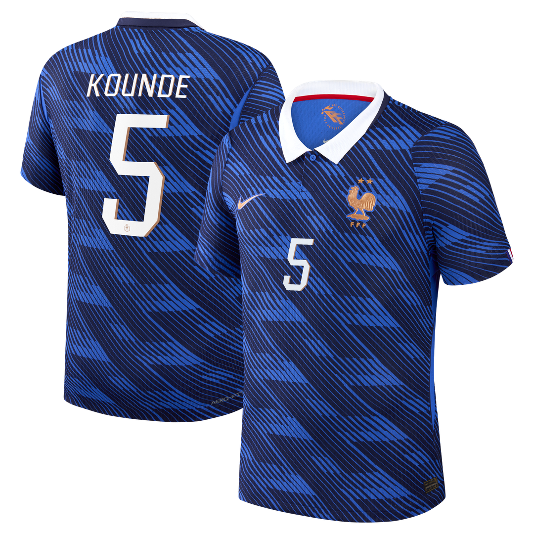 Jules Koundé France National Team Nike 2026 Home Match Authentic Jersey - Blue