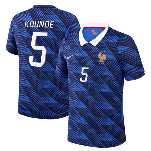 Jules Koundé France National Team Nike 2026 Home Match Authentic Jersey - Blue