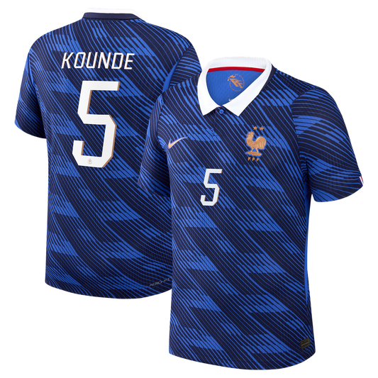 Jules Koundé France National Team Nike 2026 Home Match Authentic Jersey - Blue