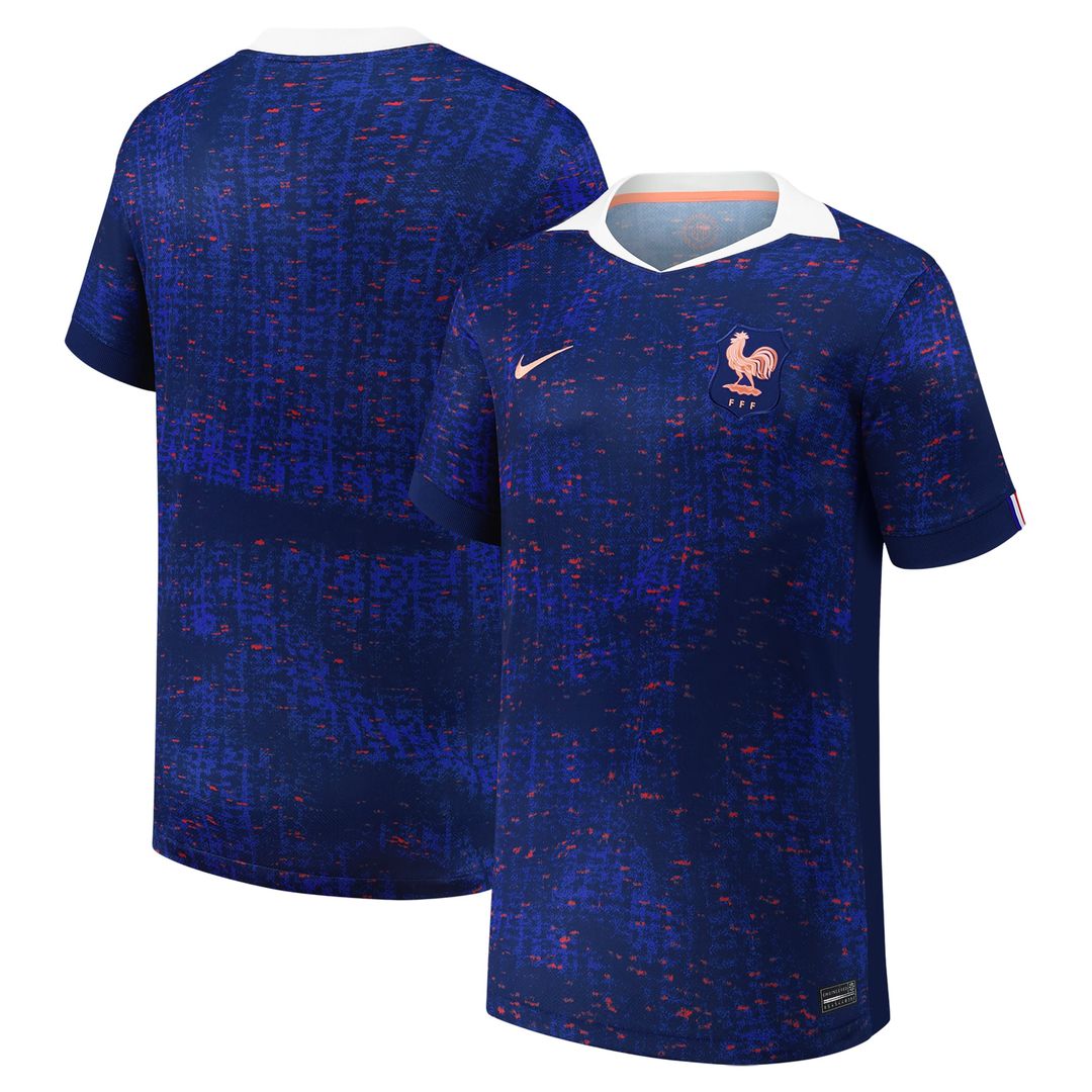 France Women's National Team Nike Youth 2025/26 Home Replica Jersey - Blue