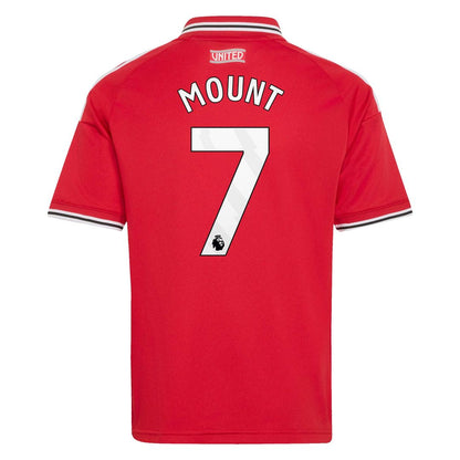 Mason Mount Manchester United adidas Youth 2026/27 Home Replica Jersey - Red