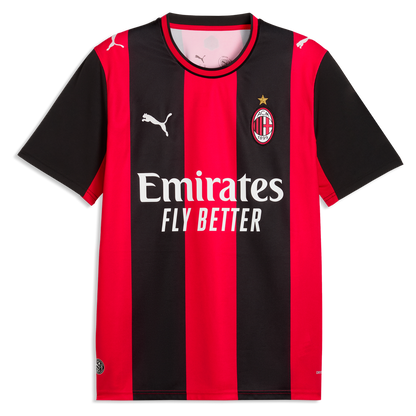 Christian Pulisic AC Milan Puma 2026/27 Home Replica Jersey - Black/Red
