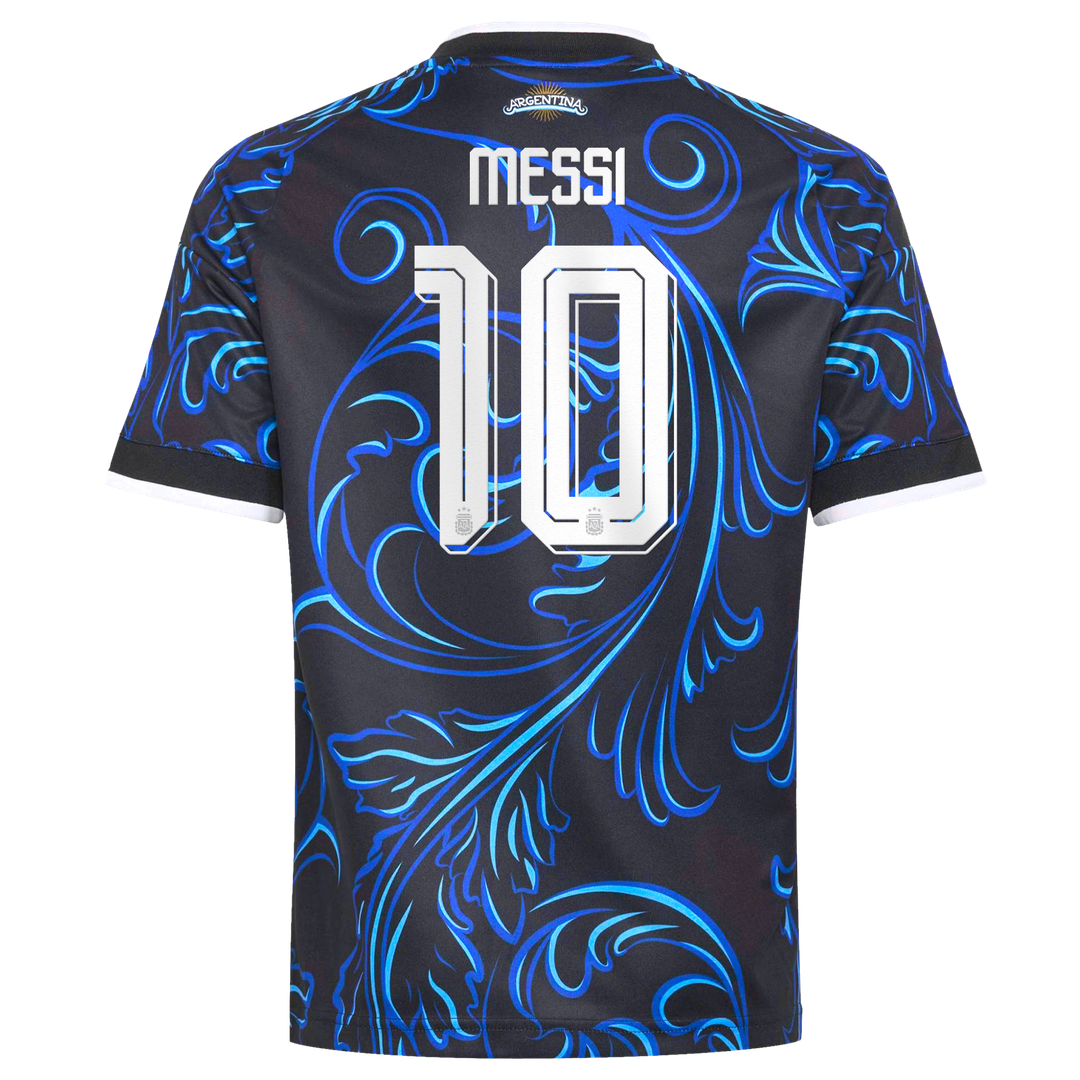Lionel Messi Argentina National Team adidas Youth 2026 Away Replica Jersey - Black