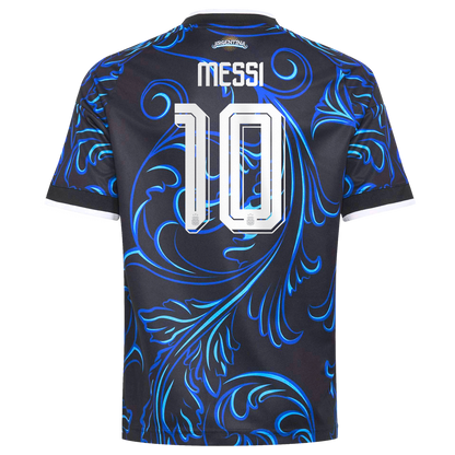 Lionel Messi Argentina National Team adidas Youth 2026 Away Replica Jersey - Black